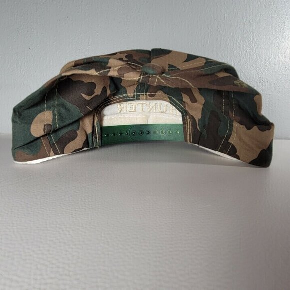 Canadian Hunter Camo Snapback Hat Trucker Hat Vintage Camouflage Camo - Picture 2 of 4